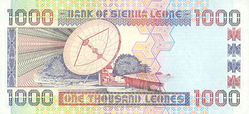 Back of Sierra Leone p24a: 1000 Leones from 2002