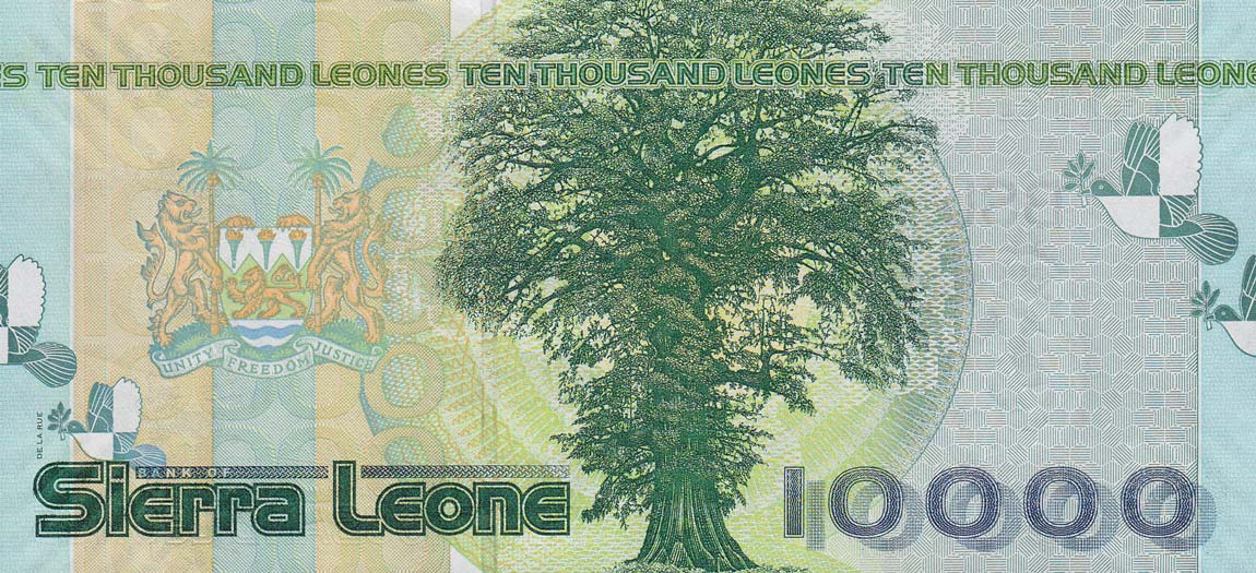 Back of Sierra Leone p29b: 10000 Leones from 2007