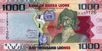 p30a from Sierra Leone: 1000 Leones from 2010