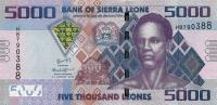 Gallery image for Sierra Leone p32c: 5000 Leones