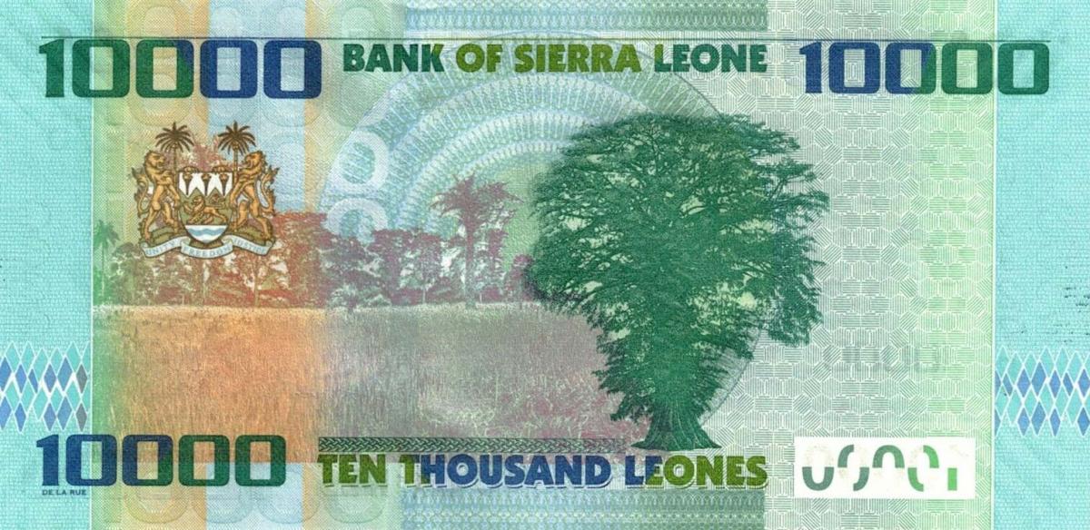 Back of Sierra Leone p33b: 10000 Leones from 2013