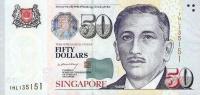 p41b from Singapore: 50 Dollars from 1999