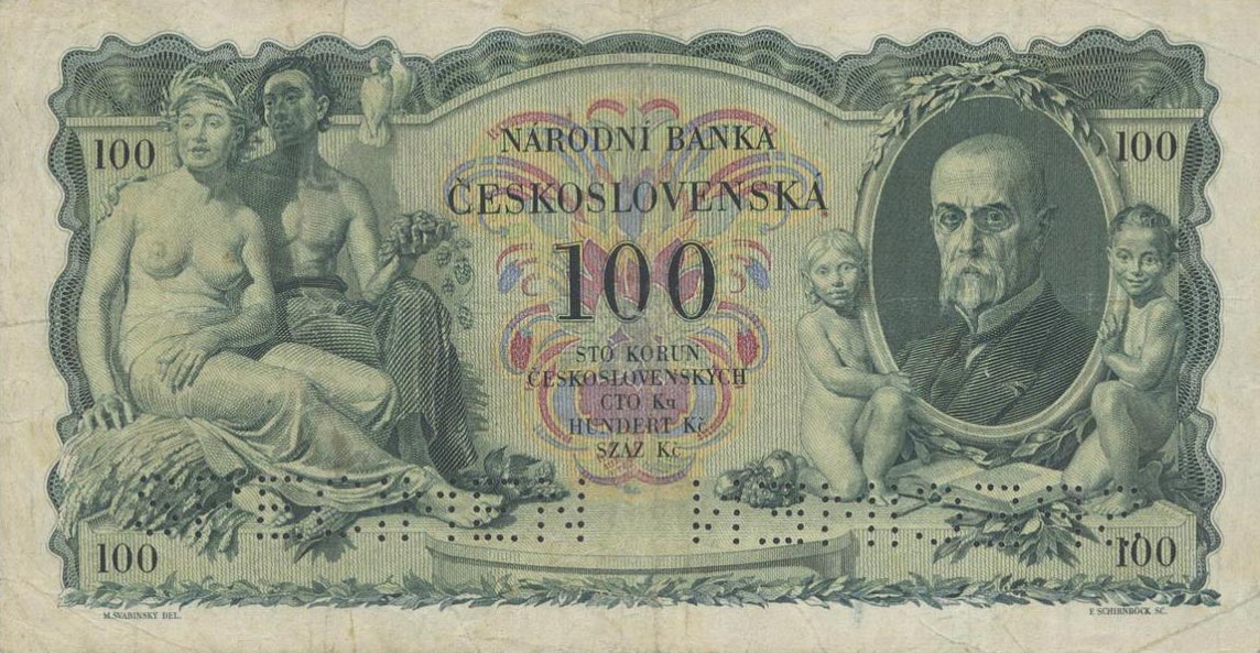 Back of Slovakia p1s1: 100 Korun from 1939