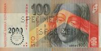 p36s from Slovakia: 100 Korun from 1993