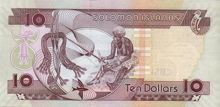 Back of Solomon Islands p27: 10 Dollars from 2006