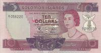 p7a from Solomon Islands: 10 Dollars from 1977