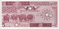 p31b from Somalia: 5 Shilin from 1986