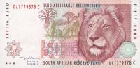 Gallery image for South Africa p125c: 50 Rand