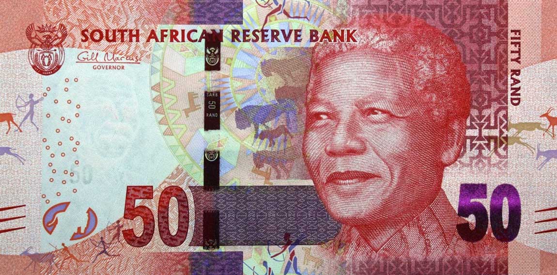 Front of South Africa p140a: 50 Rand from 2013