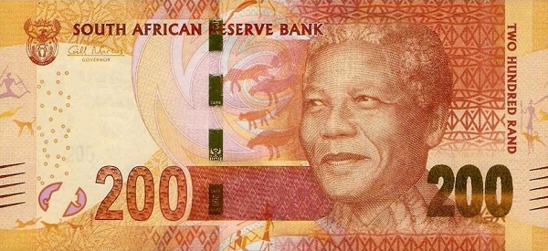 Front of South Africa p142a: 200 Rand from 2013