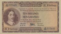 p90c from South Africa: 10 Shillings from 1951