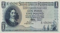 p93a from South Africa: 1 Pound from 1949