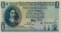 p93c from South Africa: 1 Pound from 1949