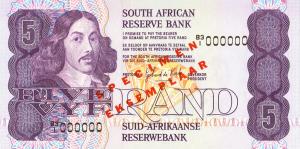 p119s from South Africa: 5 Rand from 1978 p119s from South Africa: 5 Rand from 1978