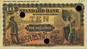 pS421ct from South Africa: 10 Shillings from 1900 pS421ct from South Africa: 10 Shillings from 1900
