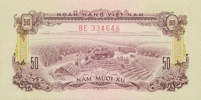 Front of Vietnam, South p39a: 50 Xu from 1966