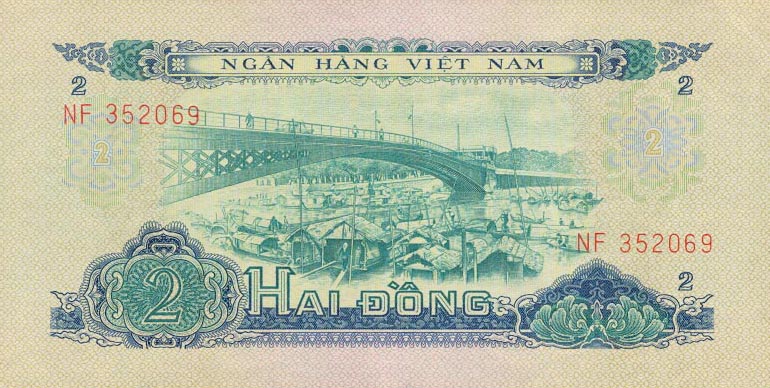 Front of Vietnam, South p41a: 2 Dong from 1966