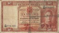 Gallery image for Southern Rhodesia p9e: 10 Shillings