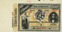 p27s from Spain: 500 Pesetas from 1884