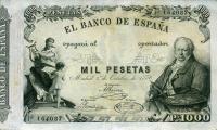 p38 from Spain: 1000 Pesetas from 1886