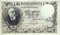 p56 from Spain: 50 Pesetas from 1905