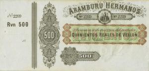 pS151 from Spain: 500 Reales de Vellón from 1800 pS151 from Spain: 500 Reales de Vellón from 1800
