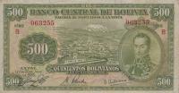 Gallery image for Bolivia p134: 500 Bolivianos