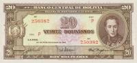 Gallery image for Bolivia p140a: 20 Bolivianos