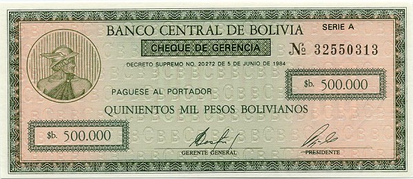 Front of Bolivia p198: 50 Centavos from 1987