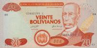 p211 from Bolivia: 20 Boliviano from 1993