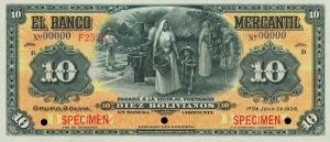 pS174s from Bolivia: 10 Bolivianos from 1906