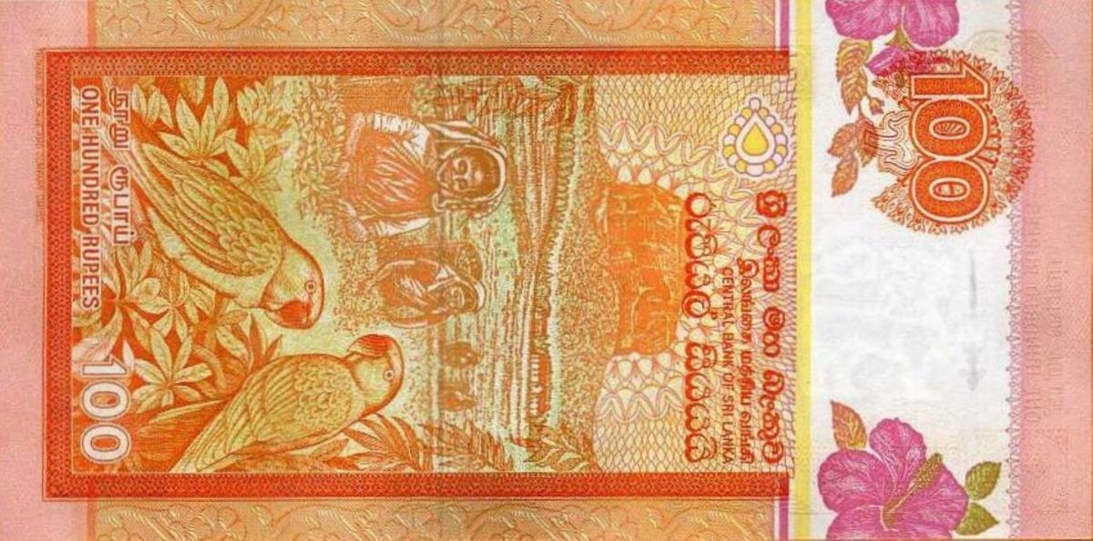 Back of Sri Lanka p111c: 100 Rupees from 2004