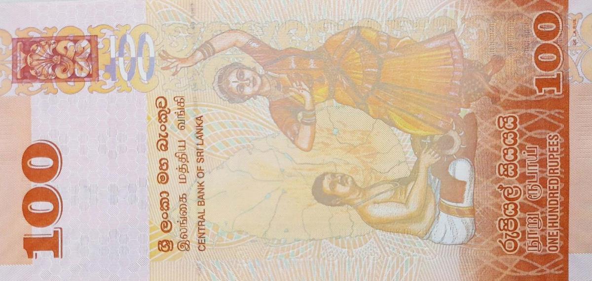 Back of Sri Lanka p125f: 100 Rupees from 2019