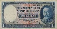 p16a from Straits Settlements: 1 Dollar from 1931