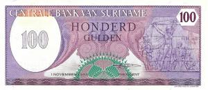 Gallery image for Suriname p128b: 100 Gulden