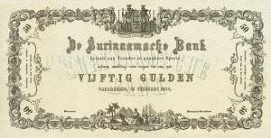 p55s from Suriname: 50 Gulden from 1880 p55s from Suriname: 50 Gulden from 1880