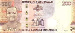 p47 from Swaziland: 200 Emalangeni from 2023 p47 from Swaziland: 200 Emalangeni from 2023