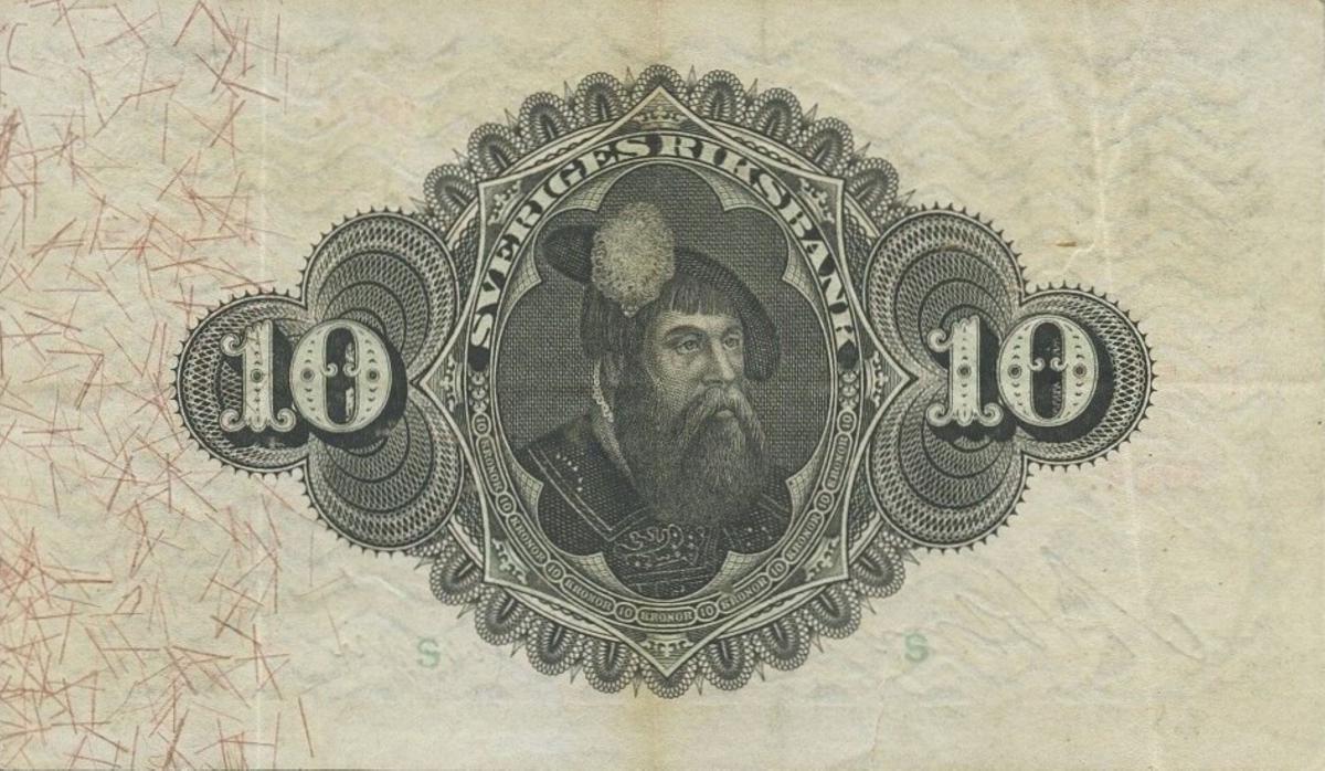 Back of Sweden p20g: 10 Kronor from 1904