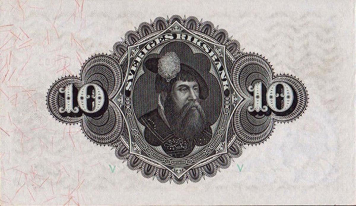 Back of Sweden p27d: 10 Kronor from 1909