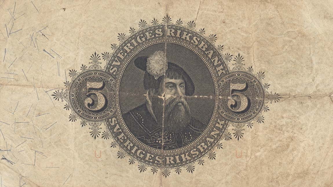 Back of Sweden p33s: 5 Kronor from 1936