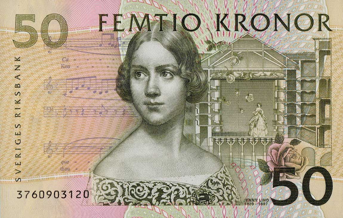Front of Sweden p62b: 50 Kronor from 2003