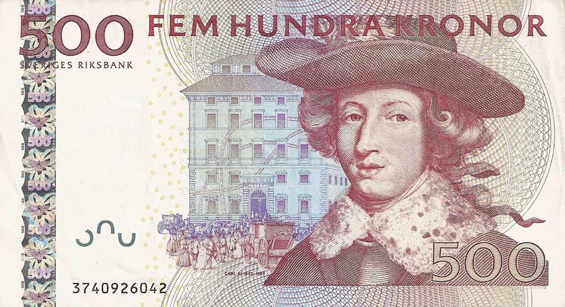 Front of Sweden p66b: 500 Kronor from 2003