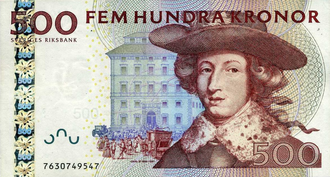 Front of Sweden p66c: 500 Kronor from 2007