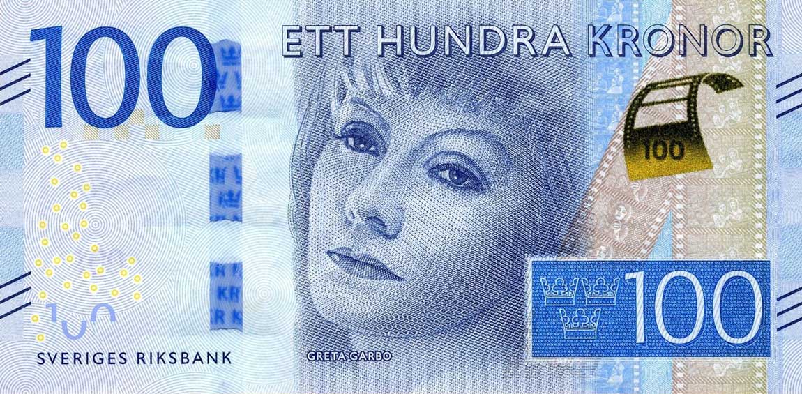 Front of Sweden p71a: 100 Kronor from 2015