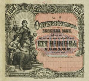 pS739r from Sweden: 100 Kronor from 1894 pS739r from Sweden: 100 Kronor from 1894