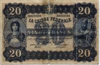 p21 from Switzerland: 20 Francs from 1914