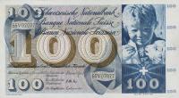 p49i from Switzerland: 100 Franken from 1967