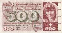 p51b from Switzerland: 500 Franken from 1963