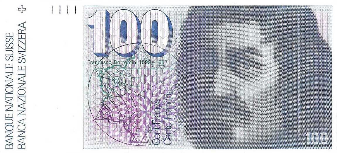 Front of Switzerland p57e: 100 Franken from 1982