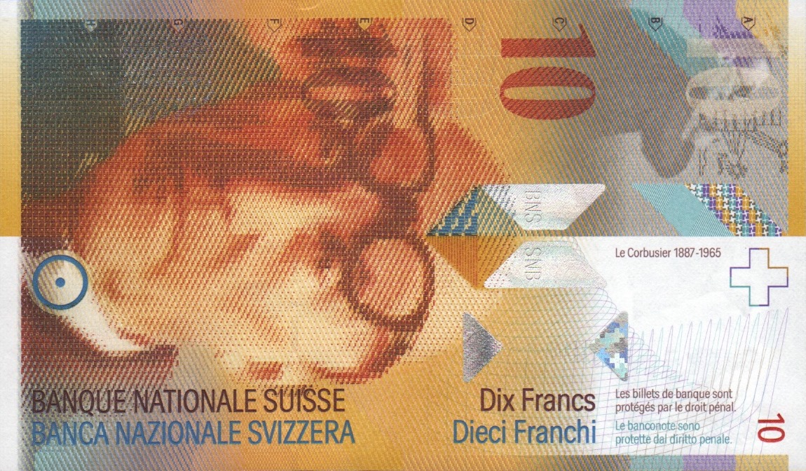 Front of Switzerland p67d: 10 Franken from 2010